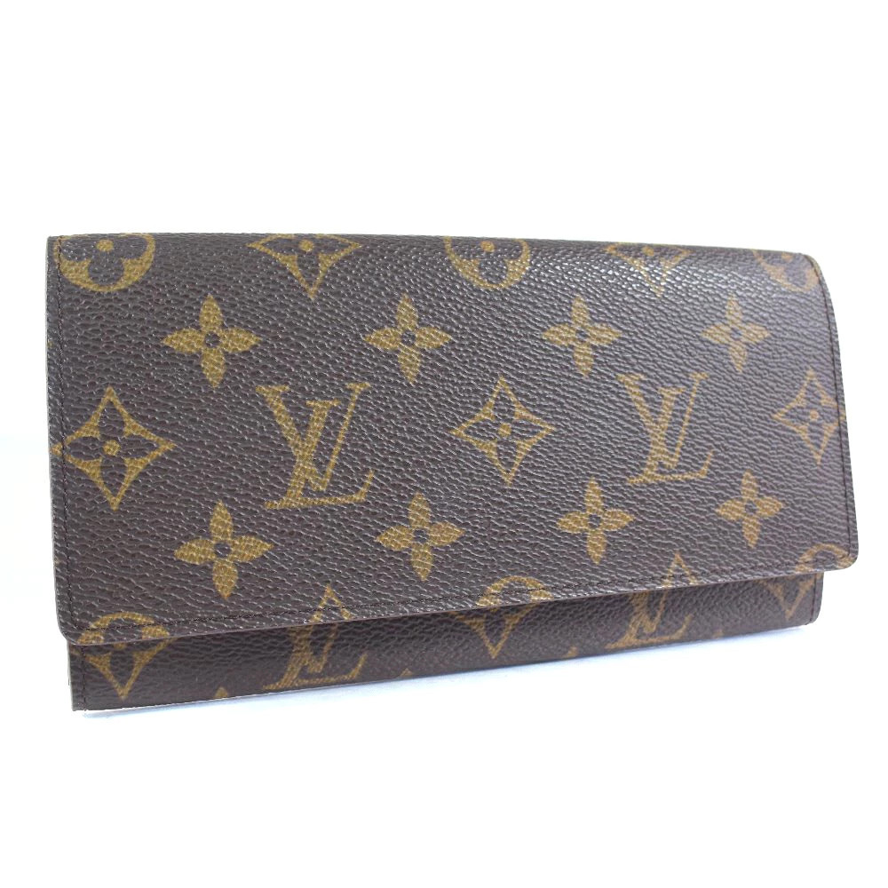 Louis Vuitton Portefeuille Cartes Credit Wallet Monogram Canvas Brown